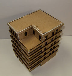 15mm Apartment Block (MDF) - 15MMDF153 (Online Order Only)