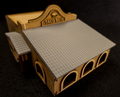 15mm Taco Bell Store (MDF) - 15MMDF163 (Online Order Only)