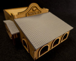 15mm Taco Bell Store (MDF) - 15MMDF163 (Online Order Only)