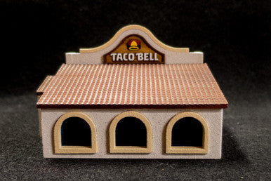15mm Taco Bell Store (MDF) - 15MMDF163 (Online Order Only)
