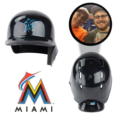 Miami Marlins MLB Collectible Mini Batting Helmet (Online Order Only) (ONLINE ORDER ONLY)