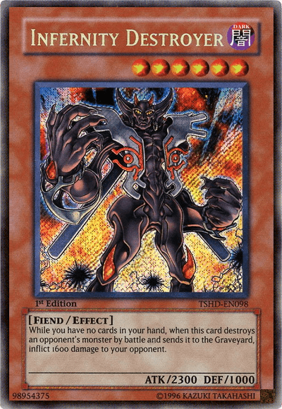 Infernity Destroyer [TSHD-EN098] Secret Rare (ONLINE ORDER ONLY)
