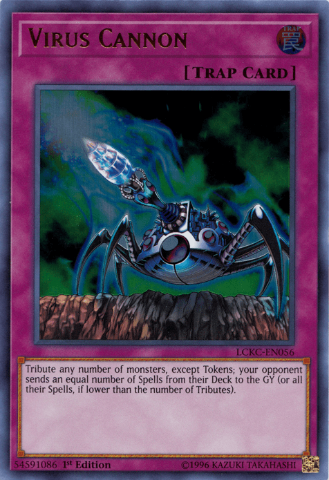 Virus Cannon [LCKC-EN056] Ultra Rare (ONLINE ORDER ONLY)