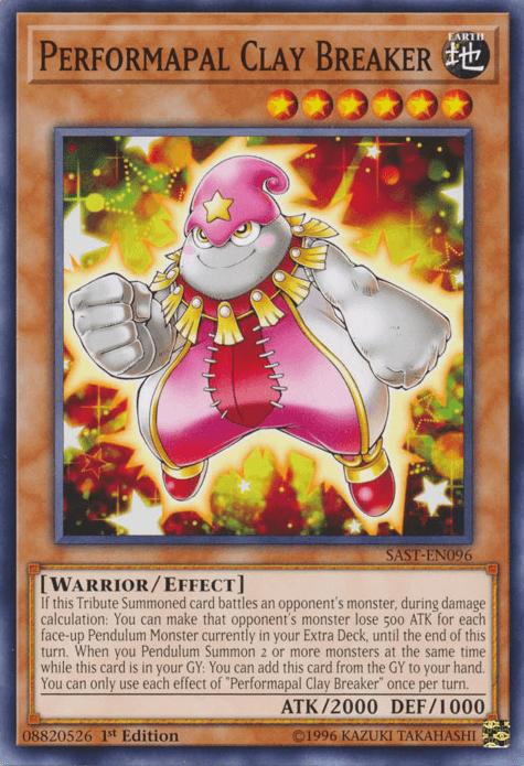 Performapal Clay Breaker [SAST-EN096] Common (ONLINE ORDER ONLY)