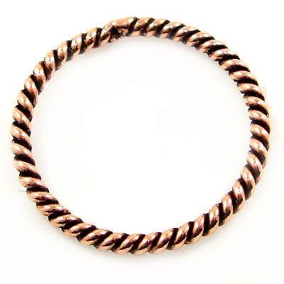 15mm Copper Jumpring 15mm Twisted *DISCONTINUED* (ONLINE ORDER ONLY)
