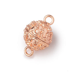 15mm Moroccan Design Round Magnetic Clasp 1 piece (ONLINE ORDER ONLY)