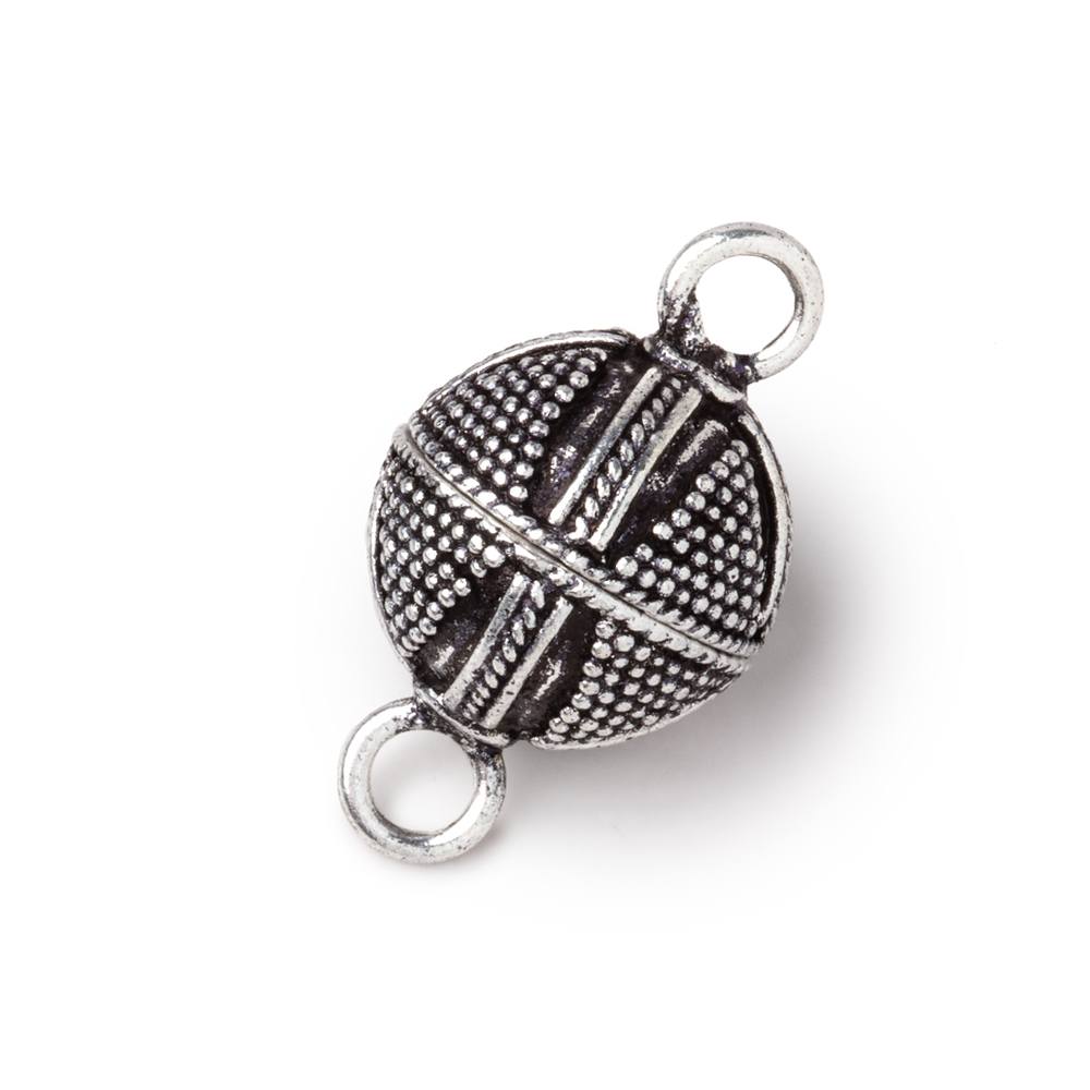 15mm Pave Triangle Design Magnetic Clasp 1 piece