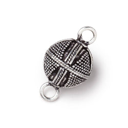 15mm Pave Triangle Design Magnetic Clasp 1 piece