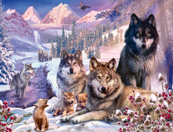 Puzzle:  Wolves in the Snow (ONLINE ORDER ONLY)