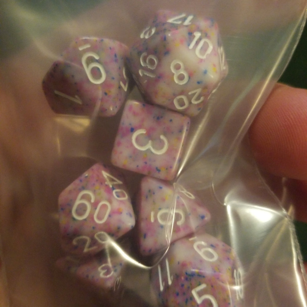 Speckled PoD 7-Dice (varies colors) (Online Only)
