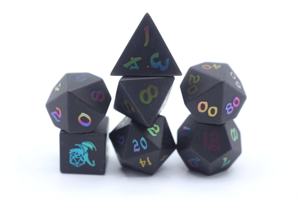 Gemstone Black Magic Dice set (ONLINE ORDER ONLY)