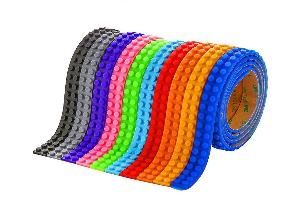 Building blocks tape, silicone building blocks, building blocks, strips, no connectors (ONLINE ORDER ONLY)