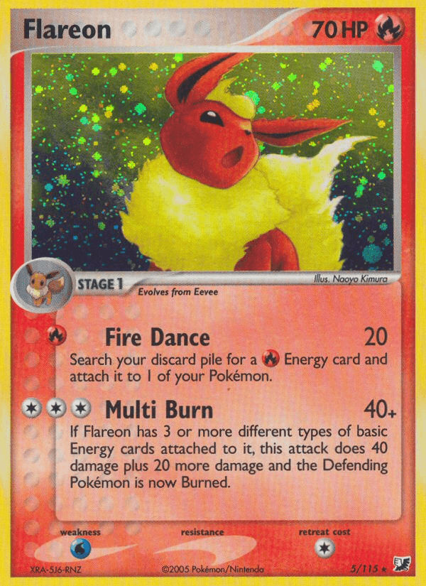 Flareon (5/115) [EX: Unseen Forces] (Online Only)