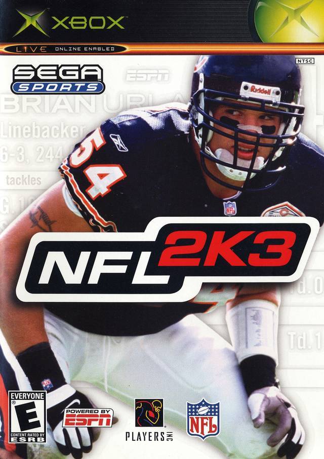 NFL 2K3 (Xbox) (ONLINE ORDER ONLY)