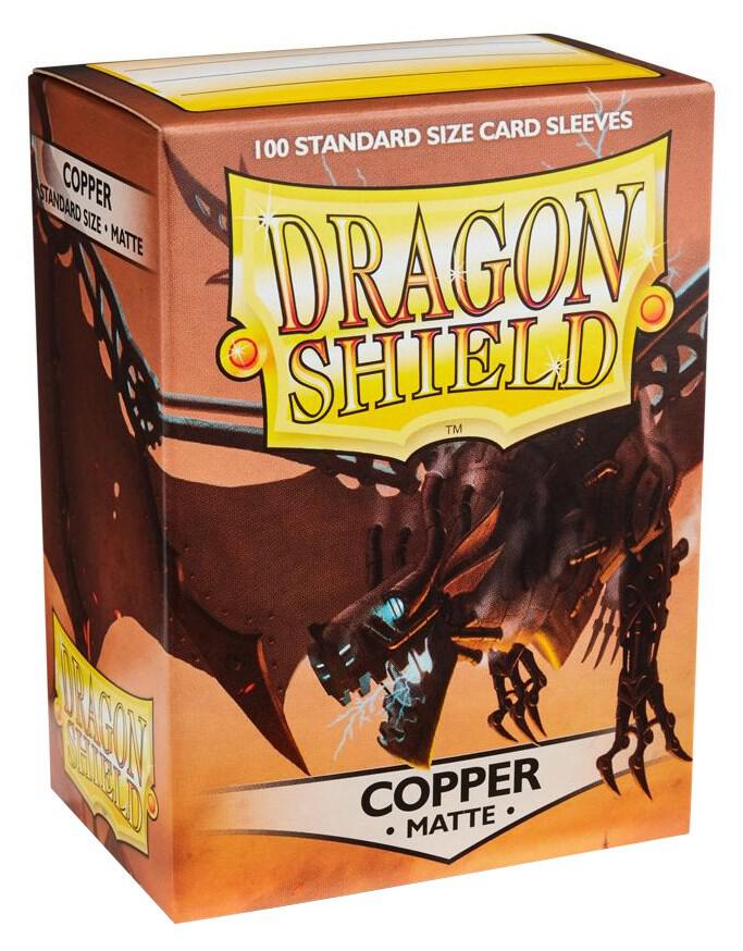 Dragon Shield: Standard 100ct Sleeves - Copper (Matte) (Online Order Only)