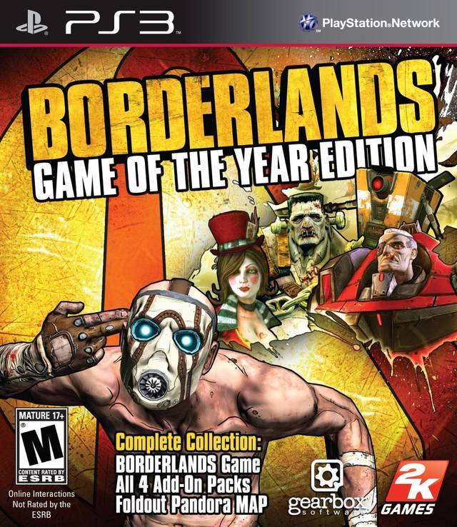 Borderlands Game of the Year Edition (Playstation 3) (Online Only)
