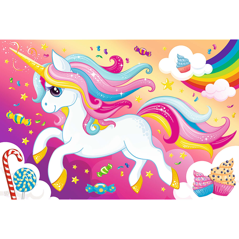 Trefl Red 100 Piece Kids Puzzle - Beautiful Unicorn (ONLINE ORDER ONLY)