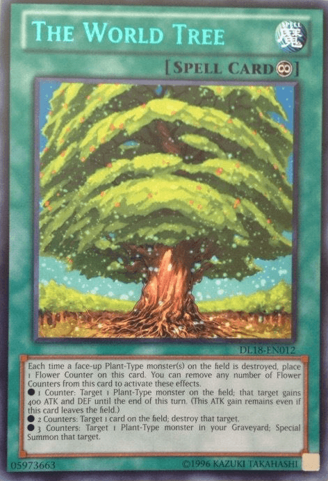 The World Tree (Green) [DL18-EN012] Rare (ONLINE ORDER ONLY)