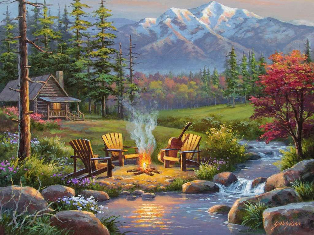 Puzzle: Large Format - Riverside  Livingroom