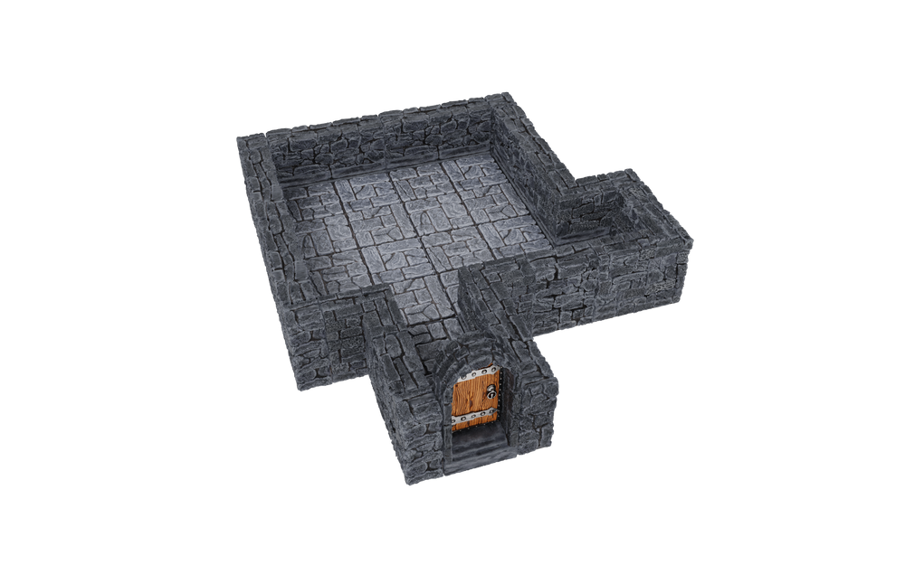 WarLock Tiles: Expansion Pack - 1 in. Dungeon Straight Walls (ONLINE ORDER ONLY)