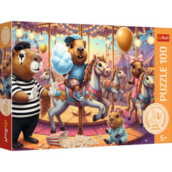 Trefl Kids Capybaras on Vacation 100 Piece Kids Puzzle (ONLINE ORDER ONLY)