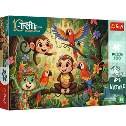 Trefl Kids Treflik Family - Monkeys and Friends 100 Piece Puzzle (ONLINE ORDER ONLY)
