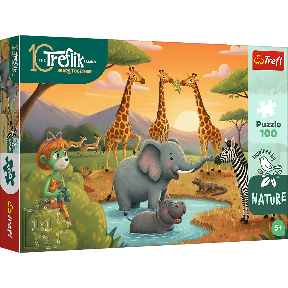Trefl Kids Treflik Family - The Cheerful Crew 100 Piece Puzzle (ONLINE ORDER ONLY)