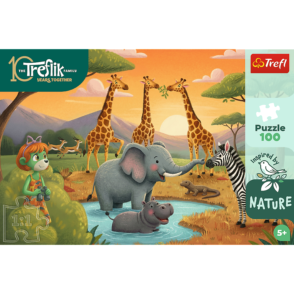 Trefl Kids Treflik Family - The Cheerful Crew 100 Piece Puzzle (ONLINE ORDER ONLY)