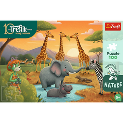 Trefl Kids Treflik Family - The Cheerful Crew 100 Piece Puzzle (ONLINE ORDER ONLY)