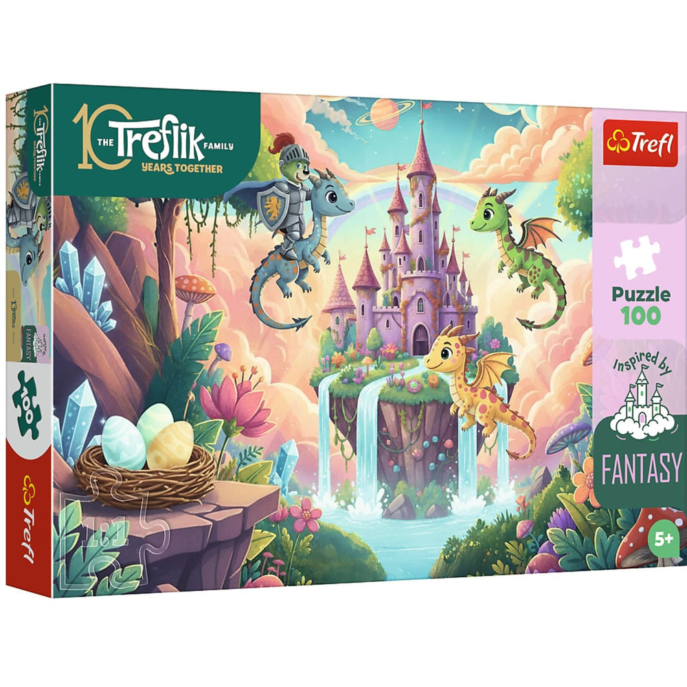 Trefl Kids Inspired By Fantasy Knight of Treflik and the Dragons 100 Piece Kids Puzzle (ONLINE ORDER ONLY)