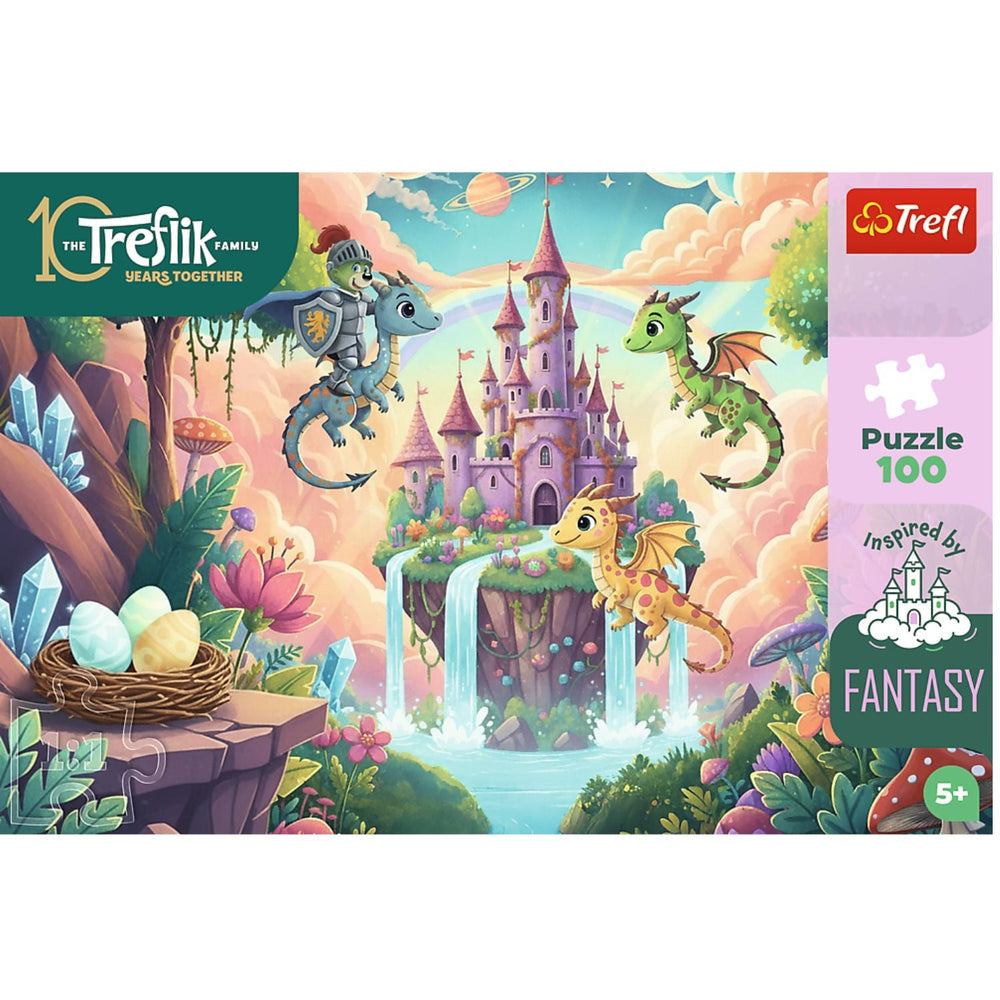 Trefl Kids Inspired By Fantasy Knight of Treflik and the Dragons 100 Piece Kids Puzzle (ONLINE ORDER ONLY)