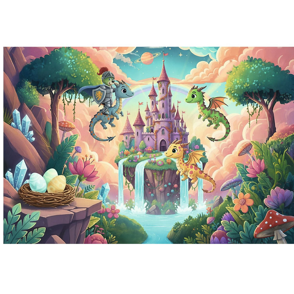 Trefl Kids Inspired By Fantasy Knight of Treflik and the Dragons 100 Piece Kids Puzzle (ONLINE ORDER ONLY)