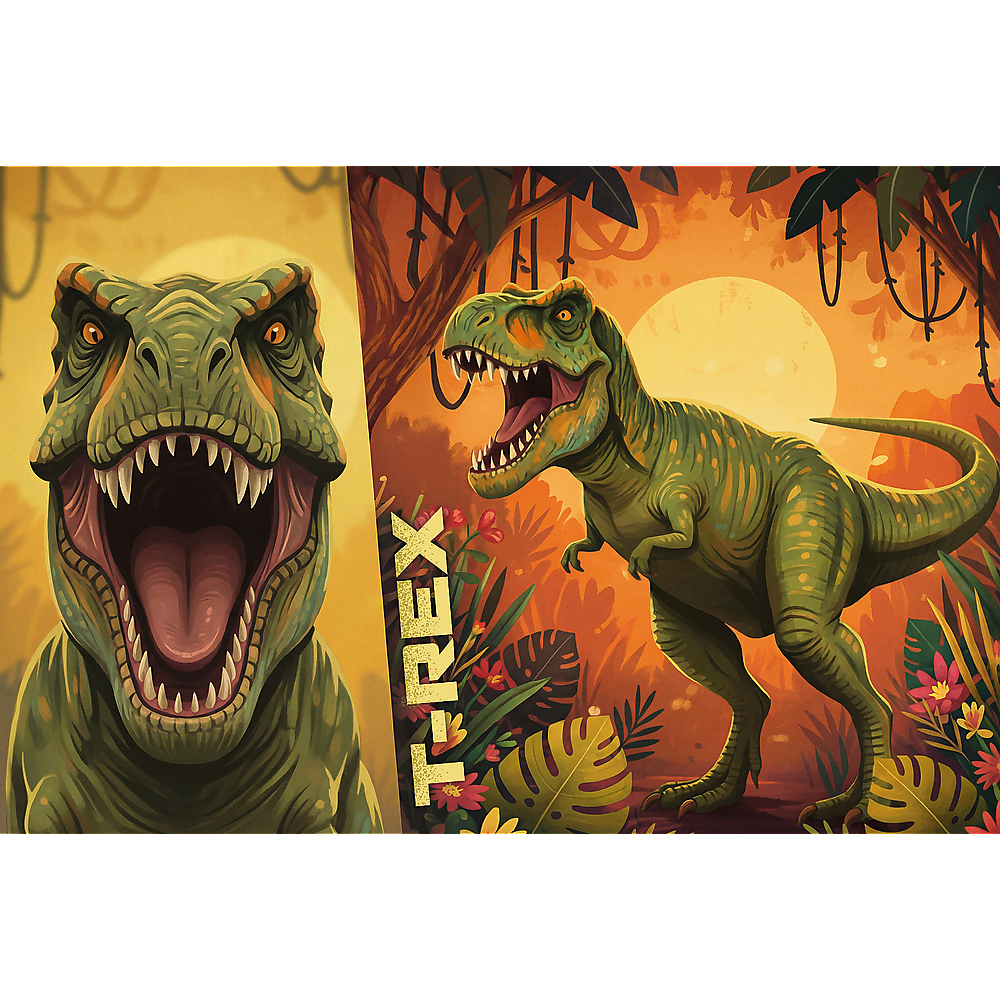 Trefl Kids Treflik Family - Inspired By Nature T-Rex 100 Piece Puzzle (ONLINE ORDER ONLY)