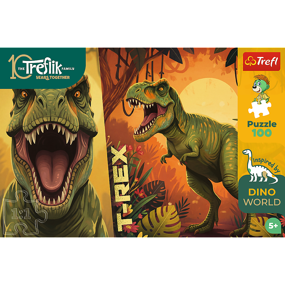 Trefl Kids Treflik Family - Inspired By Nature T-Rex 100 Piece Puzzle (ONLINE ORDER ONLY)