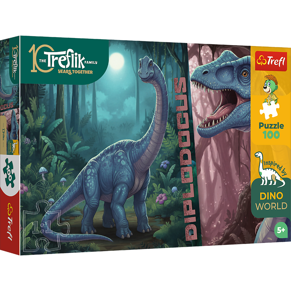 Trefl Kids Treflik Family - Inspired By Nature Diplodocus 100 Piece Puzzle (ONLINE ORDER ONLY)