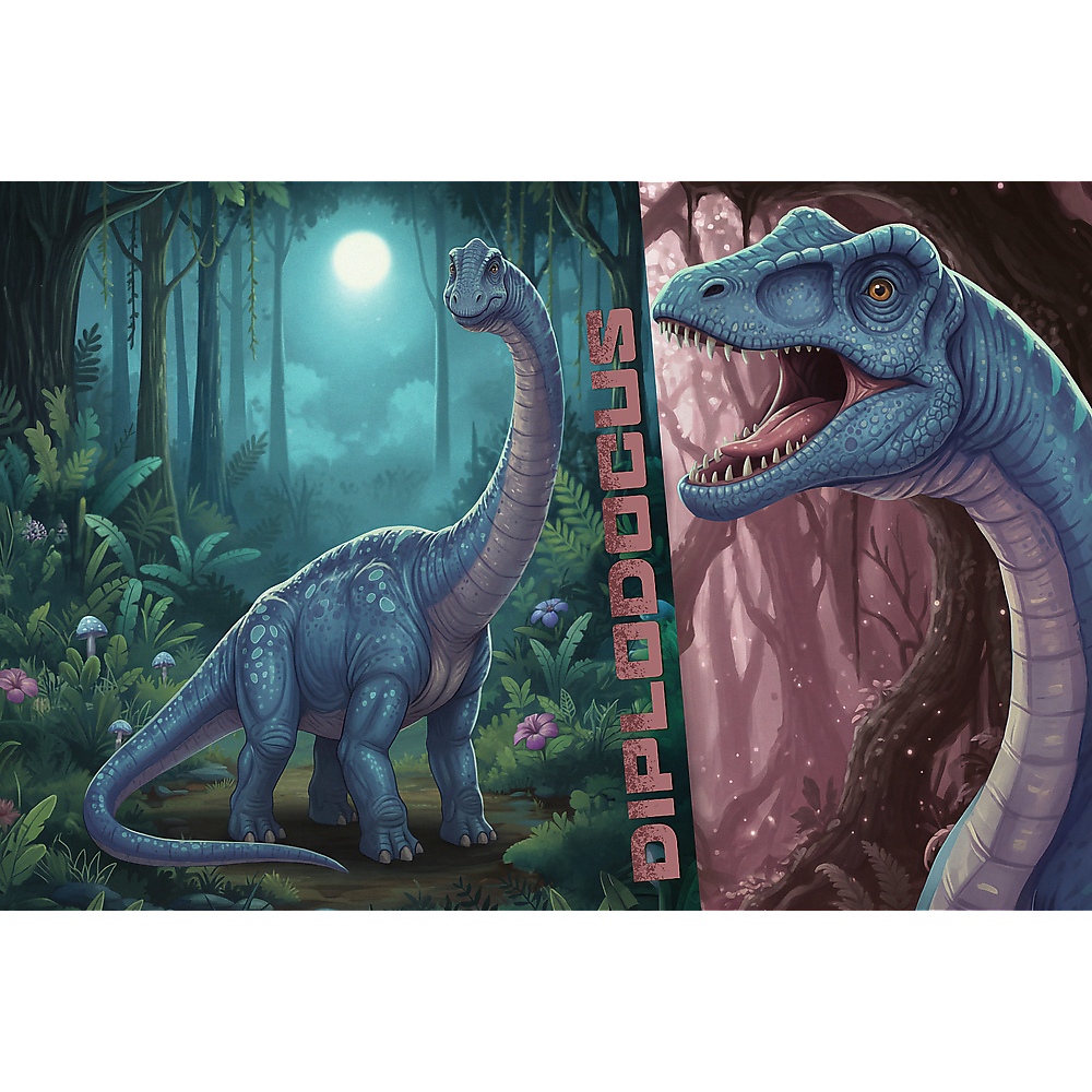 Trefl Kids Treflik Family - Inspired By Nature Diplodocus 100 Piece Puzzle (ONLINE ORDER ONLY)