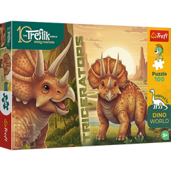 Trefl Kids Treflik Family - Inspired By Nature Triceratops 100 Piece Puzzle (ONLINE ORDER ONLY)