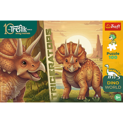 Trefl Kids Treflik Family - Inspired By Nature Triceratops 100 Piece Puzzle (ONLINE ORDER ONLY)