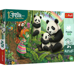 Trefl Kids Treflik Family - Inspired By Nature Pandas 100 Piece Puzzle (ONLINE ORDER ONLY)