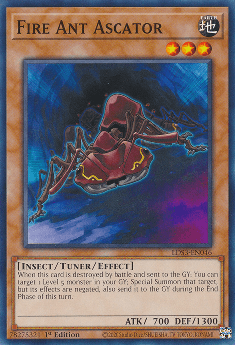 Fire Ant Ascator [LDS3-EN046] Common (ONLINE ORDER ONLY)