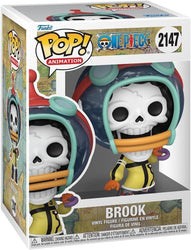 Funko Pop! Anime One Piece Brook (Egghead Arc) Vinyl Figure #2147 w/ Protector