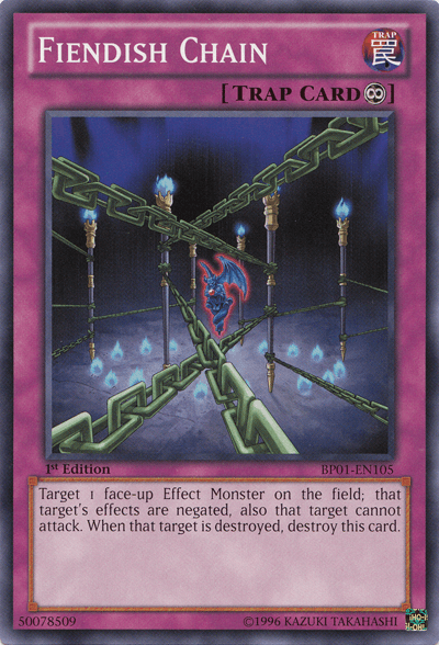Fiendish Chain [BP01-EN105] Common (ONLINE ORDER ONLY)