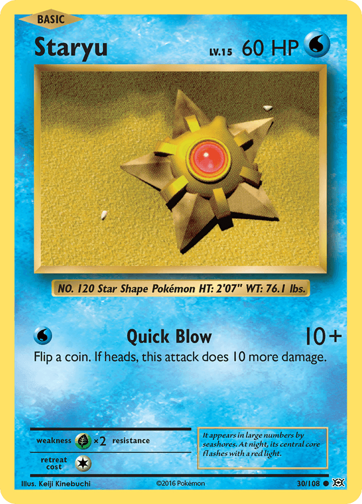 Staryu (30/108) [XY: Evolutions] (Online Only)