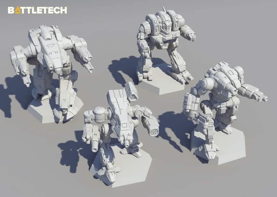 BattleTech: Clan Invasion - Inner Sphere Heavy Battle Lance (ONLINE ORDER ONLY)