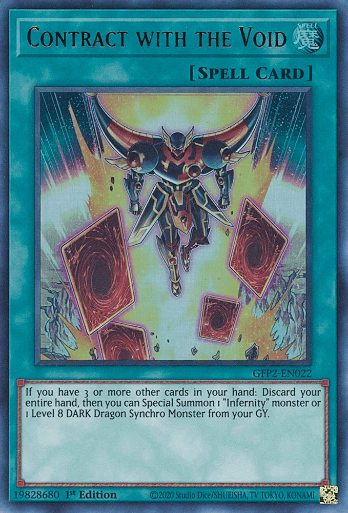 Contract with the Void [GFP2-EN022] Ultra Rare (ONLINE ORDER ONLY)