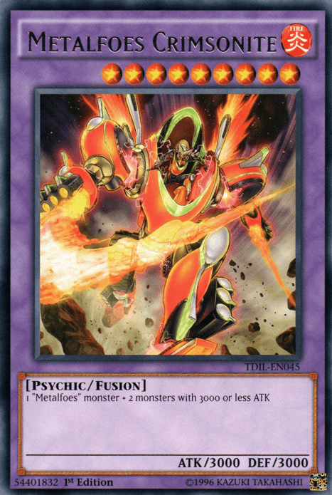 Metalfoes Crimsonite [TDIL-EN045] Rare (ONLINE ORDER ONLY)