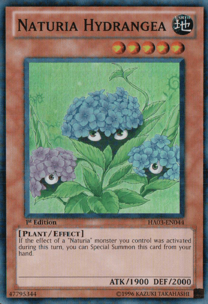 Naturia Hydrangea [HA03-EN044] Super Rare (ONLINE ORDER ONLY)