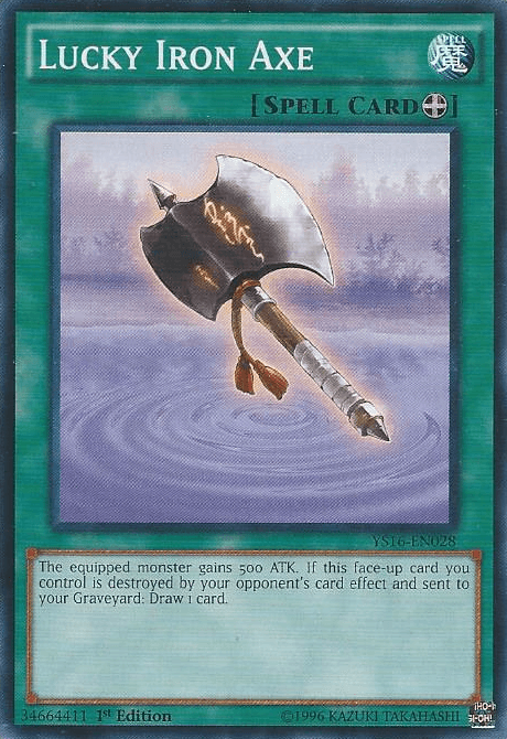 Lucky Iron Axe [YS16-EN028] Common (ONLINE ORDER ONLY)