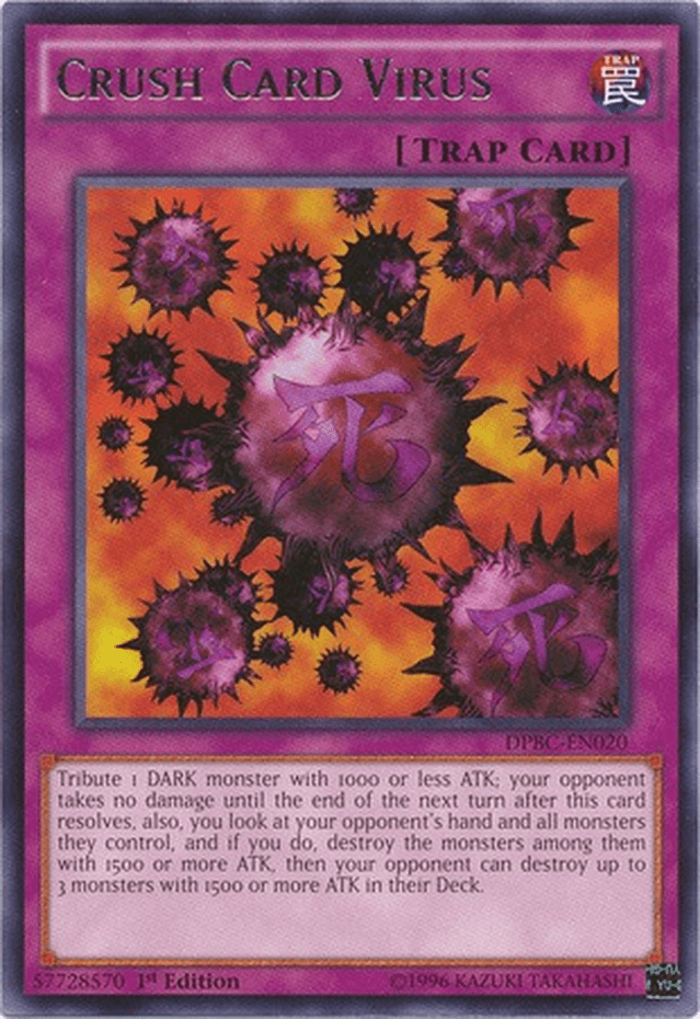 Crush Card Virus [DPBC-EN020] Rare (ONLINE ORDER ONLY)
