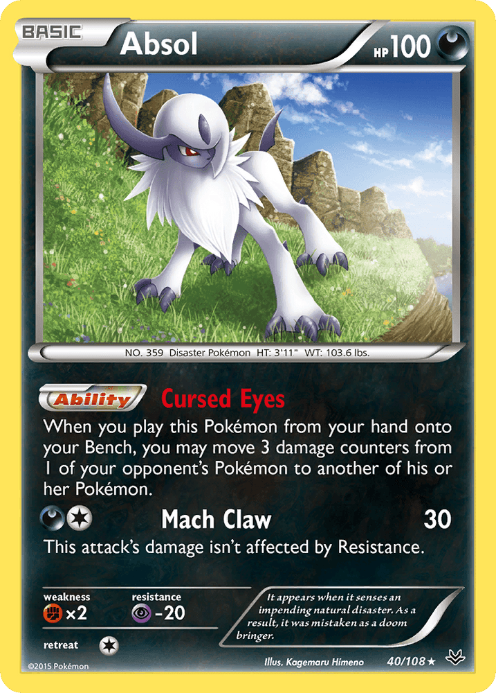 Absol (40/108) [XY: Roaring Skies] (Online Only)